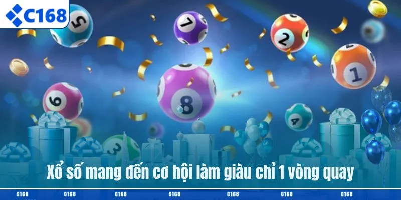 Xổ số mang đến cơ hội làm giàu chỉ 1 vòng quay